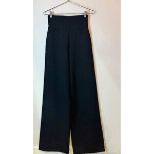 Yves Saint Laurent Wide Leg Black Trousers
